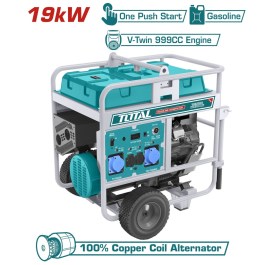 TOTAL GASOLINE GENERATOR 19000W 23.75 KVA TP1200006 TOTAL ΕΠΑΓΓΕΛΜΑΤΙΚΗ ΗΛΕΚΤΡΟΓΕΝΝΗΤΡΙΑ ΒΕΝΖΙΝΗΣ 19000W TP1200006